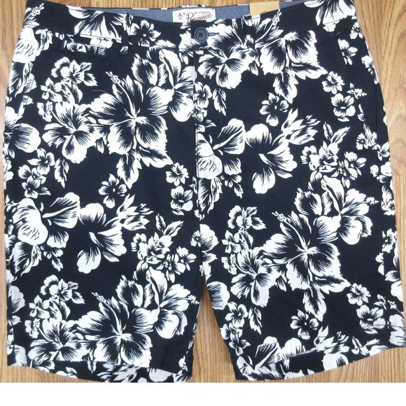 Penguin Face Pattern Print Women's Shorts